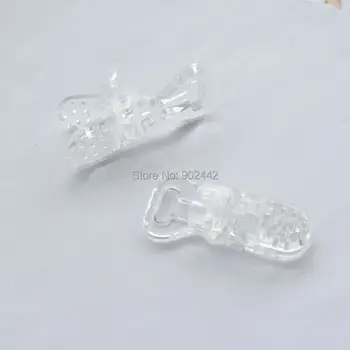New Arrival !!! 500 PCS/Lot 10MM Transparent Plastic Clips for Baby Pacifier Holder Certificated by SGS
New Arrival !!! 500 PCS/Lot 10MM Transparent Plastic Clips for Baby Pacifier Holder Certificated by SGS