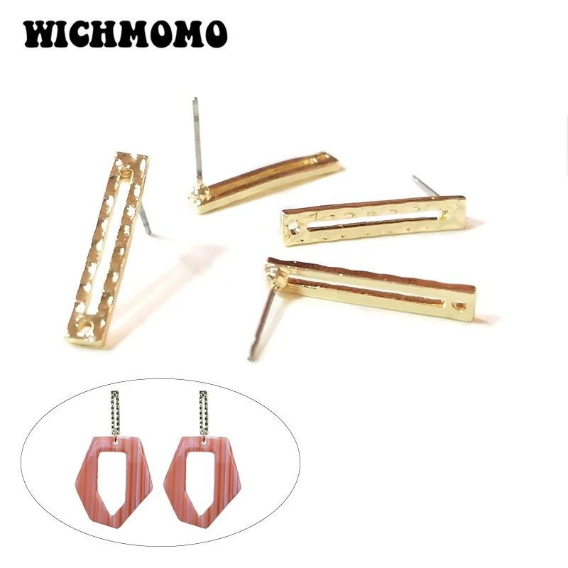 2019 New 4*20mm 10pieces/bag Zinc Alloy Gold Rectangles Earring Base Connectors Linker for DIY Earring Jewelry Accessories
2019 New 4*20mm 10pieces/bag Zinc Alloy Gold Rectangles Earring Base Connectors Linker for DIY Earring Jewelry Accessories