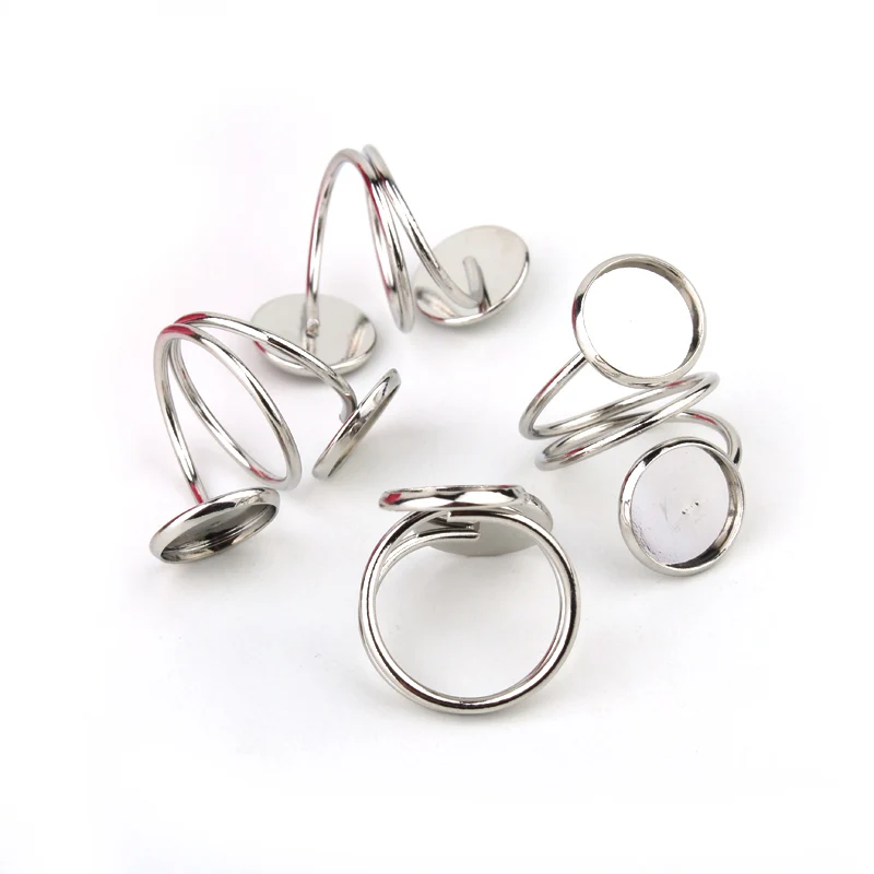 3pcs/lot Shiny Silver Double Blank Adjustable Rings Fit 12mm Glass Cabochon DIY Base Bezel Button Trays Frame Handmade Findings
3pcs/lot Shiny Silver Double Blank Adjustable Rings Fit 12mm Glass Cabochon DIY Base Bezel Button Trays Frame Handmade Findings