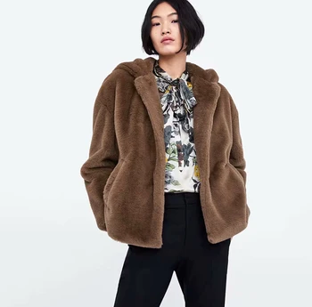Faux Fur Jacket Coat Women Winter Warm Artificial Fur Coat Overcoat Female Ladies Hooded Overcoat
Faux Fur Jacket Coat Women Winter Warm Artificial Fur Coat Overcoat Female Ladies Hooded Overcoat