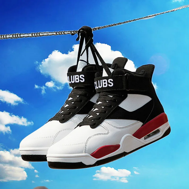 sneakers men 2019 New Air Cushion Shock Absorbing Basketball Shoes Outdoor High Quality PU Slip-proof Waterproof Men's Shoes
sneakers men 2019 New Air Cushion Shock Absorbing Basketball Shoes Outdoor High Quality PU Slip-proof Waterproof Men's Shoes