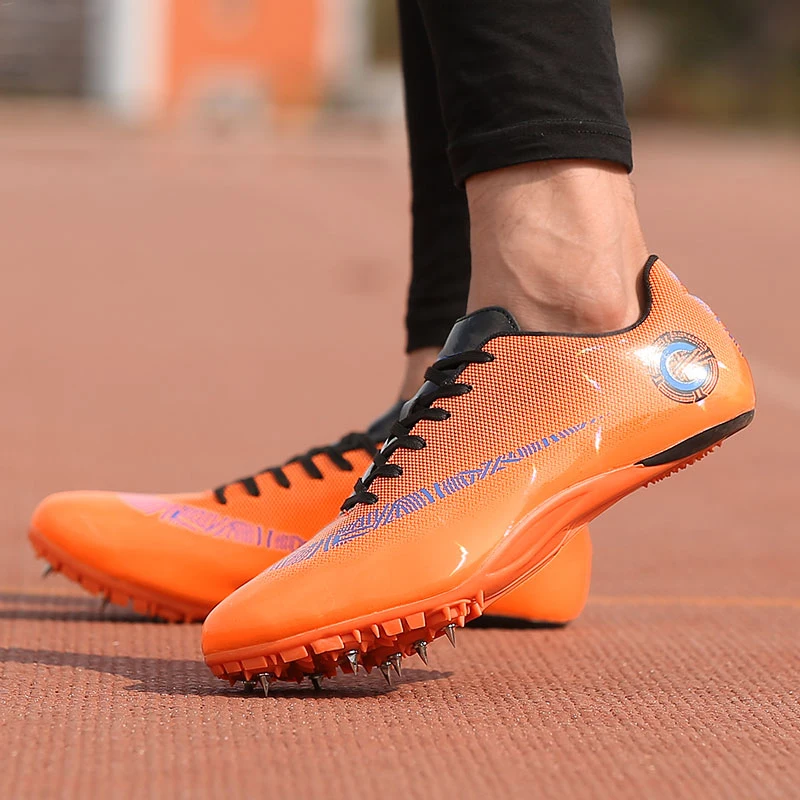 Men Women Track and Field Shoes Male Athletic Shoes Outdoor Sport Spikes Sneakers Unisex Track Shoes Professional Race Run Shoes
Men Women Track and Field Shoes Male Athletic Shoes Outdoor Sport Spikes Sneakers Unisex Track Shoes Professional Race Run Shoes