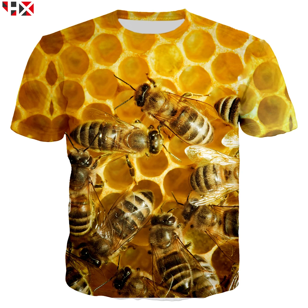New Honey T Shirt Men/Women Little Bee T Shirt 3D Printed Short Sleeve Harajuku Streetwear Summer Sale Tops HX930
New Honey T Shirt Men/Women Little Bee T Shirt 3D Printed Short Sleeve Harajuku Streetwear Summer Sale Tops HX930