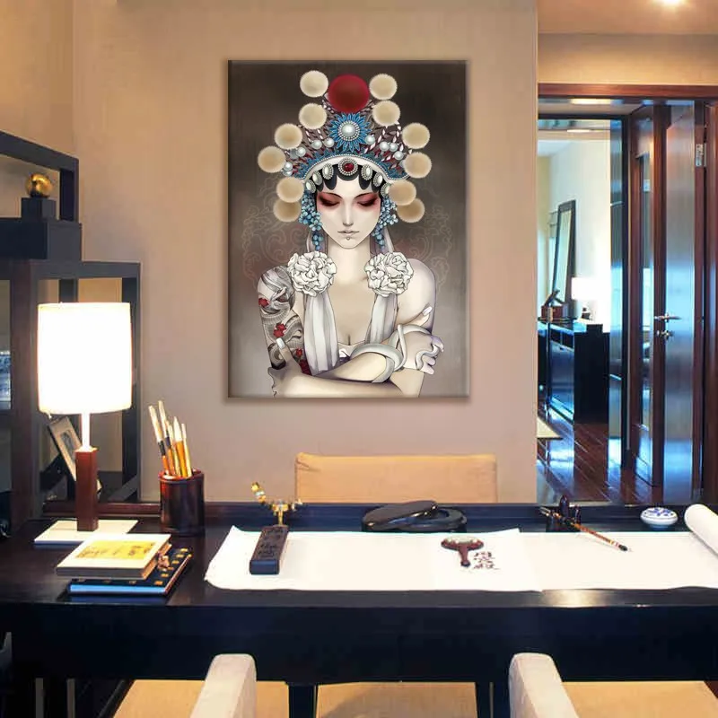 Chinese Figure Peking Opera Face Wall Art Pictures Modern Oil Painting by Numbers Home Decor for Living Room Bedroom
Chinese Figure Peking Opera Face Wall Art Pictures Modern Oil Painting by Numbers Home Decor for Living Room Bedroom