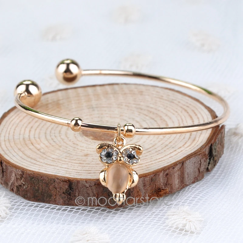 Women Bracelet Bangle Hand Chain Jewelry with Rhinestones Opal Pendant for Female Drop Shipping Owl Pattern Ajar Style Jewelry
Women Bracelet Bangle Hand Chain Jewelry with Rhinestones Opal Pendant for Female Drop Shipping Owl Pattern Ajar Style Jewelry