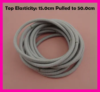50PCS 3mm Top Elasticity Silver Gray Seamless Elastic Ponytail Holders Hair Bands,Grey Elastic Hair Ties,circle length 15.0cm
50PCS 3mm Top Elasticity Silver Gray Seamless Elastic Ponytail Holders Hair Bands,Grey Elastic Hair Ties,circle length 15.0cm