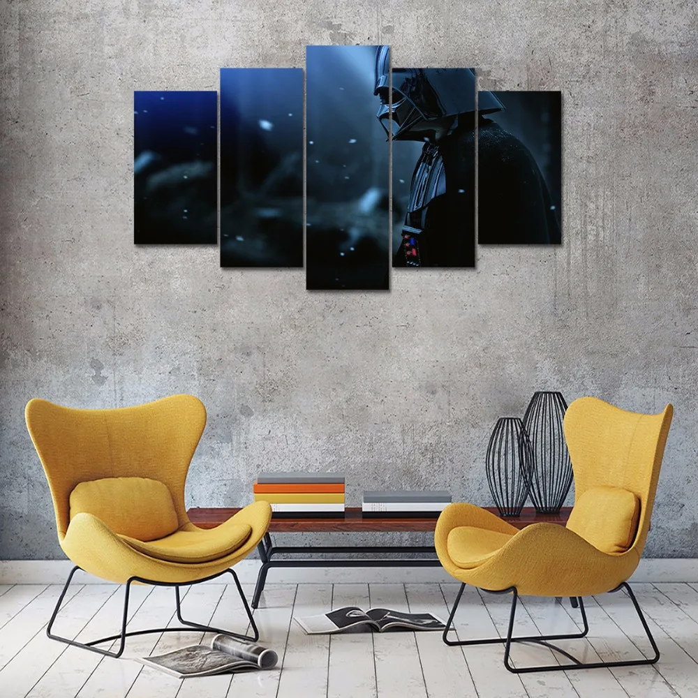 5 Panels Star Wars darth vader At Night Canvas Painting Wall Art Print Home Decor Poster Pictures Framed Artwork
5 Panels Star Wars darth vader At Night Canvas Painting Wall Art Print Home Decor Poster Pictures Framed Artwork