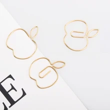 Gold Apple Paper clips Creative Shaping Pin Special Shaped paper clip Metal Customization Paperclips Gold Paper Clips Decorative
Gold Apple Paper clips Creative Shaping Pin Special Shaped paper clip Metal Customization Paperclips Gold Paper Clips Decorative