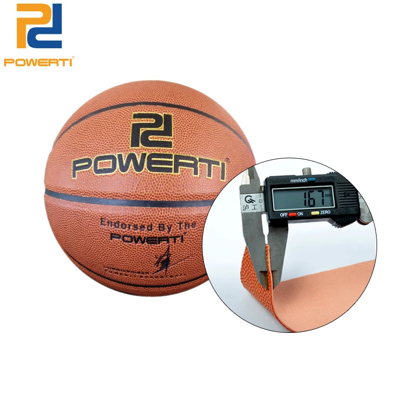 Powerti Official Size 7 Basketball PU Leather Indoor&Outdoor Ball Brown Basketball with Pump PT-800 for Men
Powerti Official Size 7 Basketball PU Leather Indoor&Outdoor Ball Brown Basketball with Pump PT-800 for Men