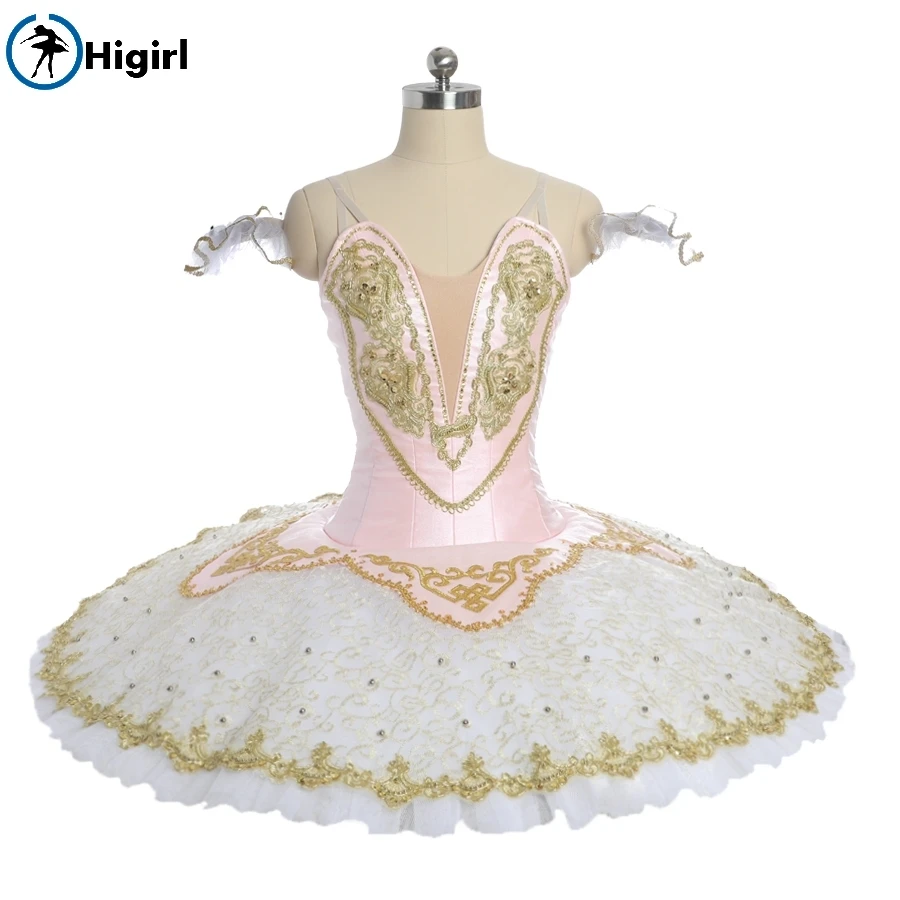 child ballerina professional tutu girls performance costume Women pink fairy pancake competiton stage tutu costumes BT9051B