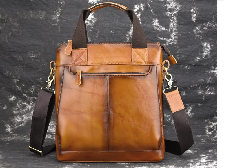 Vintage Men Genuine Leather Briefcases Male Shoulder Cross Body Business Bags Students High Capacity Messenger Satchels D823
Vintage Men Genuine Leather Briefcases Male Shoulder Cross Body Business Bags Students High Capacity Messenger Satchels D823