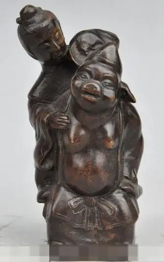 S5382 6"china myth bronze Journey to the West Marshal canopy Zhu Bajie Pig Wife statue
S5382 6"china myth bronze Journey to the West Marshal canopy Zhu Bajie Pig Wife statue