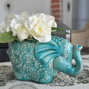 ceramic creative elephant Candy Storage Bottles tea Jars home decor crafts wedding decoration vase porcelain figurine gifts
ceramic creative elephant Candy Storage Bottles tea Jars home decor crafts wedding decoration vase porcelain figurine gifts