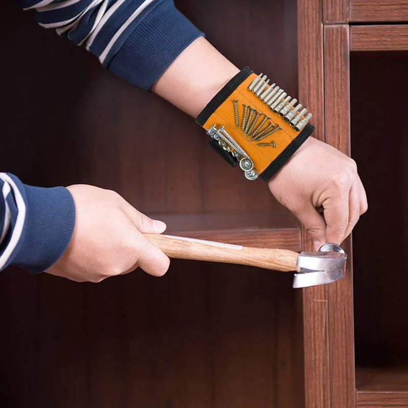 High Quality Portable Tool Hold Magnetic Wristband For Holding Tools With Strong Magnets
High Quality Portable Tool Hold Magnetic Wristband For Holding Tools With Strong Magnets