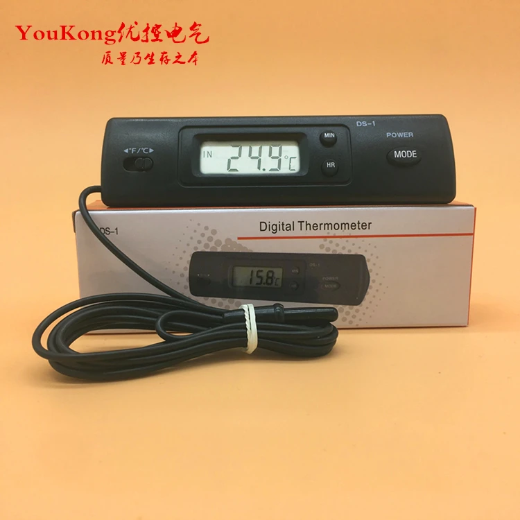 Car clock Digital Thermometer DS-1 Temperature meter display refrigerator Indoor and outdoor digital weather station aquarium
Car clock Digital Thermometer DS-1 Temperature meter display refrigerator Indoor and outdoor digital weather station aquarium