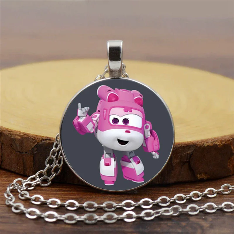 Super Wings Necklace Point Clock Round Glass Photo Long Chain Necklace Children Birthday Gift Jewelry Gift
Super Wings Necklace Point Clock Round Glass Photo Long Chain Necklace Children Birthday Gift Jewelry Gift