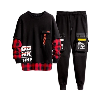M-3XL 4XL 2019 spring summer mens tracksuit set fashion men track suit with pants harem jogging sweat men joggers suit sets 
M-3XL 4XL 2019 spring summer mens tracksuit set fashion men track suit with pants harem jogging sweat men joggers suit sets