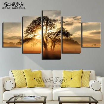 Modular Canvas Picture 5 Piece Tree Sunset Light Clouds Seascape Painting Poster HD Print Frameworks Art Living Room Wall Decor
Modular Canvas Picture 5 Piece Tree Sunset Light Clouds Seascape Painting Poster HD Print Frameworks Art Living Room Wall Decor