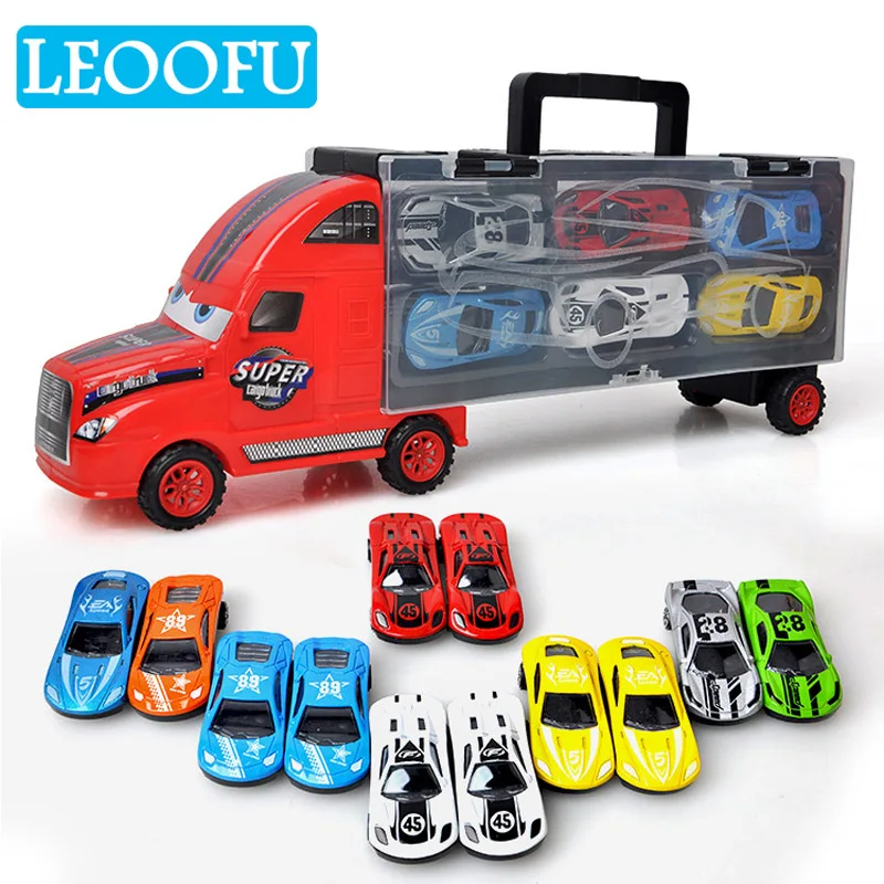LEOOFU 12pcs/set mini alloy car new mobile container car belt transport car model toy gift for children toy birthday gift
LEOOFU 12pcs/set mini alloy car new mobile container car belt transport car model toy gift for children toy birthday gift
