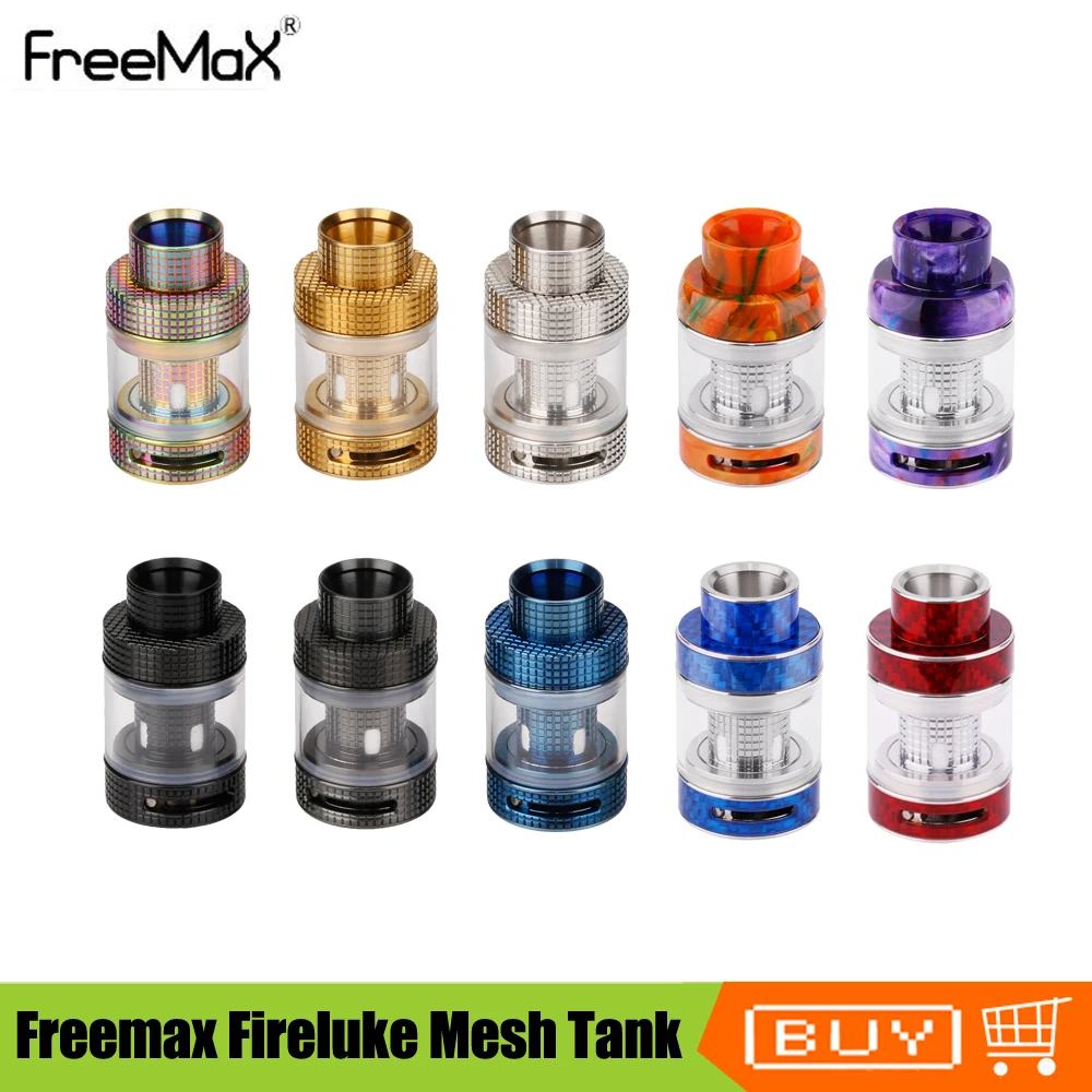 Original Freemax Fireluke Mesh sub ohm Tank atomizer 24mm 3ML Capacity Vape Tank Metal Carbon Fibre Resin Tank 810 drip tip
Original Freemax Fireluke Mesh sub ohm Tank atomizer 24mm 3ML Capacity Vape Tank Metal Carbon Fibre Resin Tank 810 drip tip