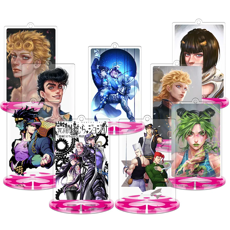 Anime Bizarre Adventure Cosplay Keychains Collectible Desk Acrylic Stand Figures Toys Key Chain Key Ring Charms Pendant Gift
Anime Bizarre Adventure Cosplay Keychains Collectible Desk Acrylic Stand Figures Toys Key Chain Key Ring Charms Pendant Gift