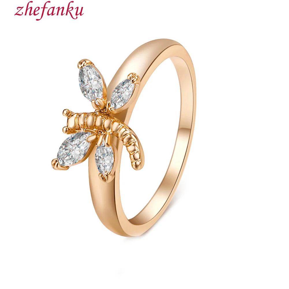 Fashion Silver Color Ring Fine Fashion Zircon Dragonfly Jewelry Ring Women&Men Gift Finger Rings
Fashion Silver Color Ring Fine Fashion Zircon Dragonfly Jewelry Ring Women&Men Gift Finger Rings