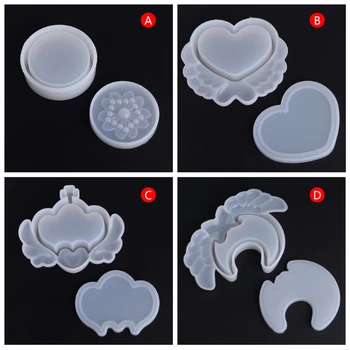 Free delivery Silicone Mold Storage Box Heart Moon Sakura Crown Shape Jewelry Making DIY Craft
Free delivery Silicone Mold Storage Box Heart Moon Sakura Crown Shape Jewelry Making DIY Craft