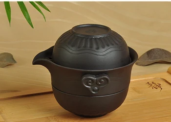 Purple clay tea set 1 Teapot+2 Cups,Ceramic Portable Travel Tea Cup Puer Tea,Beautiful and easy teapot kettle,kung fu teaset
Purple clay tea set 1 Teapot+2 Cups,Ceramic Portable Travel Tea Cup Puer Tea,Beautiful and easy teapot kettle,kung fu teaset