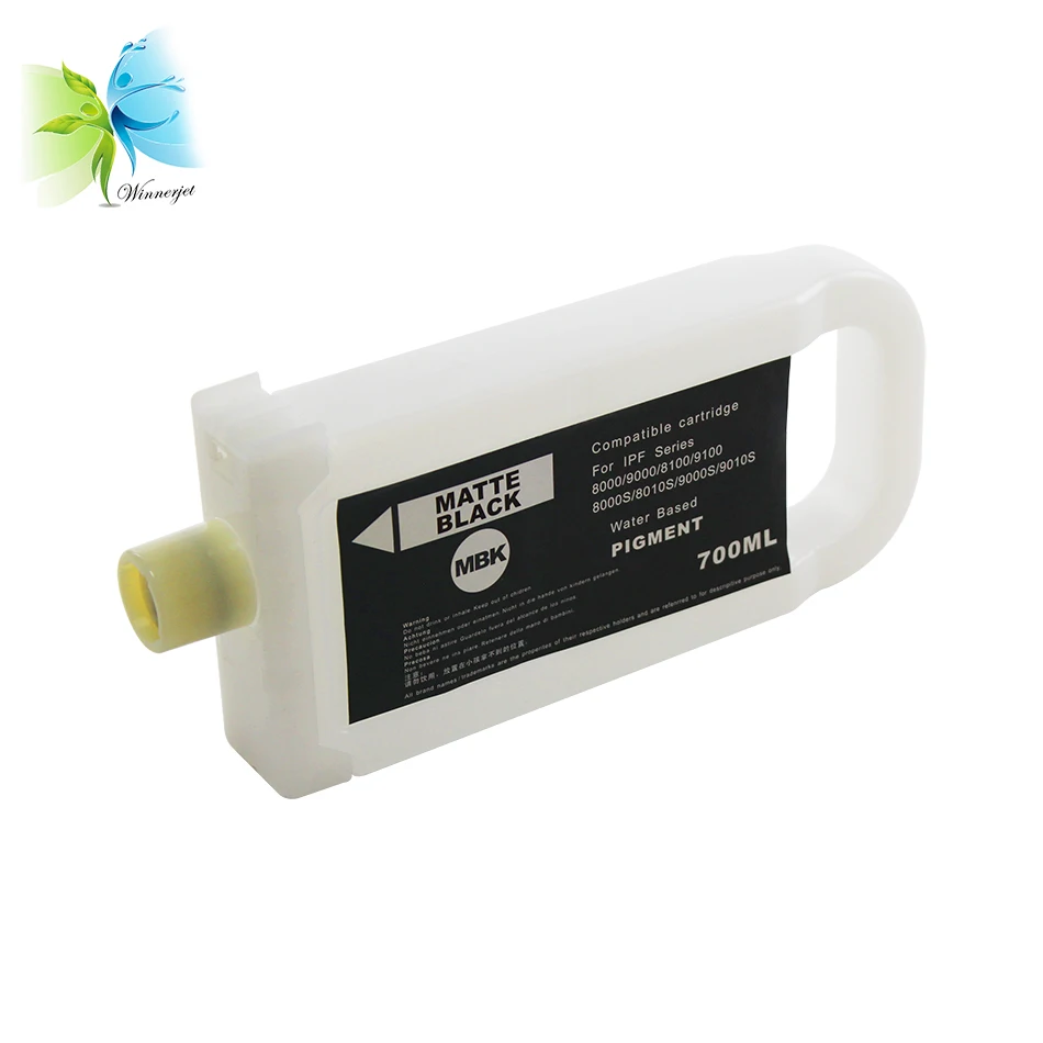 WINNERJET 700ml PFI-306 and PFI-706 Empty Refillable Ink Cartridge for Canon IPF8400 9400 Printer
WINNERJET 700ml PFI-306 and PFI-706 Empty Refillable Ink Cartridge for Canon IPF8400 9400 Printer
