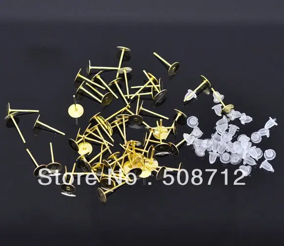 Free shipping!!! 1000 Pairs Gold Plated Earring Post W /Stoppers 12x4mm,earrings base ,earrings pad
Free shipping!!! 1000 Pairs Gold Plated Earring Post W /Stoppers 12x4mm,earrings base ,earrings pad