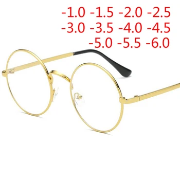 Diopter SPH 0 -0.5 -1 -1.5 -2 -2.5 -3 -3.5 -4 -4.5 -5 -5.5 -6.0 Round Frame Green Coated Myopia Glasses
Diopter SPH 0 -0.5 -1 -1.5 -2 -2.5 -3 -3.5 -4 -4.5 -5 -5.5 -6.0 Round Frame Green Coated Myopia Glasses