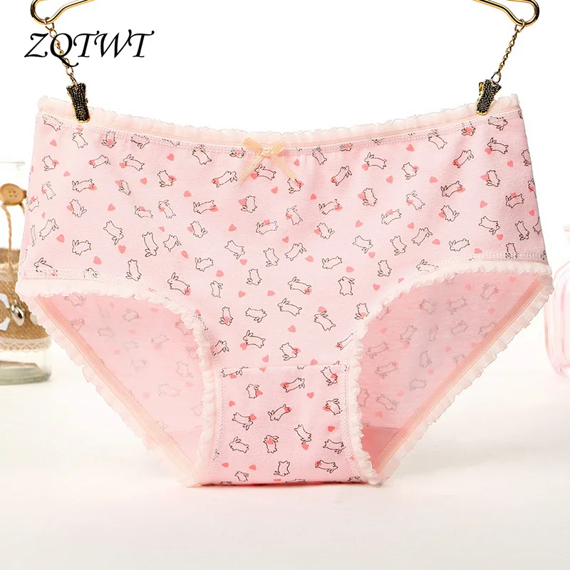 ZQTWT Woman Underwear Cotton Lingerie Cute Rabbit Printed Briefs Women's Pants Sexy Female Underpants Soft Calcinha J3NK215
ZQTWT Woman Underwear Cotton Lingerie Cute Rabbit Printed Briefs Women's Pants Sexy Female Underpants Soft Calcinha J3NK215