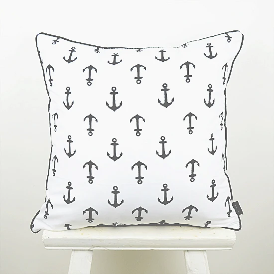 45*45 cm capa de almofada European Decorative Black and White Anchor Throw Pillow Case Pillowcase Cushion Cover for Sofa
45*45 cm capa de almofada European Decorative Black and White Anchor Throw Pillow Case Pillowcase Cushion Cover for Sofa