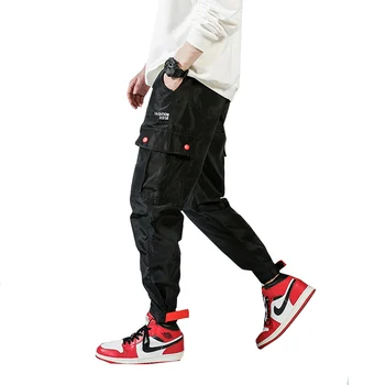 Nice Autumn New Hip Hop Big Pocket Decoration Loose Large Size 4XL Men Trousers Fashion Street Fashion Casual Tri-color Trousers
Nice Autumn New Hip Hop Big Pocket Decoration Loose Large Size 4XL Men Trousers Fashion Street Fashion Casual Tri-color Trousers
