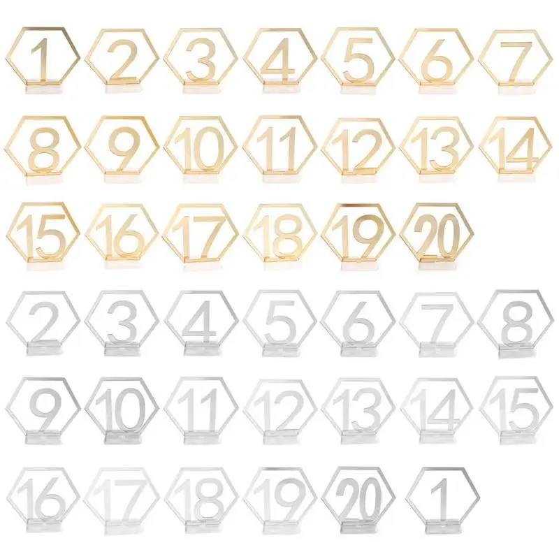 Mirror Wedding Seat Card Hexagon Table Number Signs for Wedding Party Decor Silver Gold Acrylic Number Birthday GeometricTable
Mirror Wedding Seat Card Hexagon Table Number Signs for Wedding Party Decor Silver Gold Acrylic Number Birthday GeometricTable