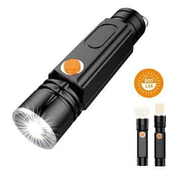 USB Rechargeable Flashlight with COB Work Light and Magnetic Base Zoomable LED Tactical Handheld Flashlight 
USB Rechargeable Flashlight with COB Work Light and Magnetic Base Zoomable LED Tactical Handheld Flashlight