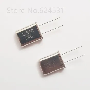 10pcs 49U quartz crystal oscillator 2.5M 2.5MHZ HC-49U in-line two-leg crystal resonator 
10pcs 49U quartz crystal oscillator 2.5M 2.5MHZ HC-49U in-line two-leg crystal resonator