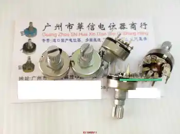 5pcs/lot Taiwan - 172 with a switch outside the bend potentiometer A10K A50K handle 15 MM spent
5pcs/lot Taiwan - 172 with a switch outside the bend potentiometer A10K A50K handle 15 MM spent