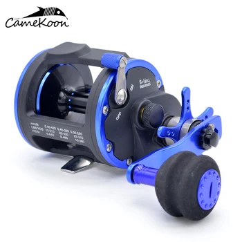 CAMEKOON Trolling Fishing Reel 5.1:1/4.1:1 Gear Ratio 12KG Max Drag Power Right Handed Saltwater Boat Fishing
CAMEKOON Trolling Fishing Reel 5.1:1/4.1:1 Gear Ratio 12KG Max Drag Power Right Handed Saltwater Boat Fishing