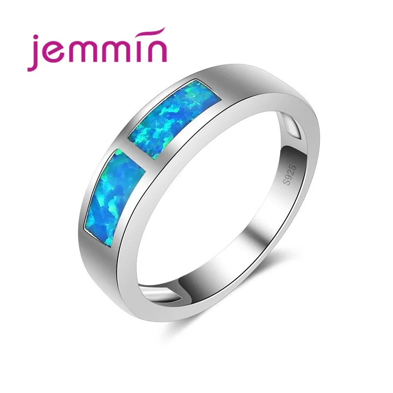 Authentic 925 Sterling Silver Wedding Ring Rectangle Cut Rainbow Opal Crystal Anillos For Women Ring Narrow Loop
Authentic 925 Sterling Silver Wedding Ring Rectangle Cut Rainbow Opal Crystal Anillos For Women Ring Narrow Loop
