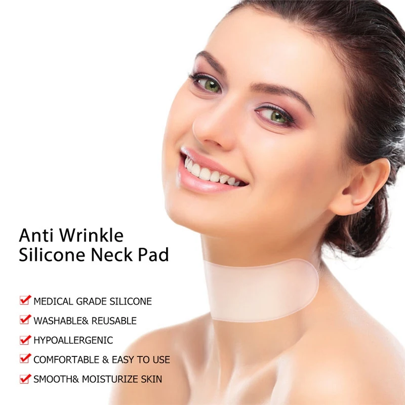 Reusable Anti Wrinkle Neck Pad Silicon Transparent Anti Microgroove Removal Neck Sticker Skin Care Silica gel patch arruga
Reusable Anti Wrinkle Neck Pad Silicon Transparent Anti Microgroove Removal Neck Sticker Skin Care Silica gel patch arruga
