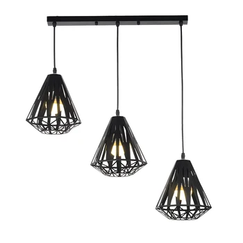 Diamond Pendant light bar iron living room restaurant 1/3 heads minimalist white black home ligting lamps ZH GY183
Diamond Pendant light bar iron living room restaurant 1/3 heads minimalist white black home ligting lamps ZH GY183