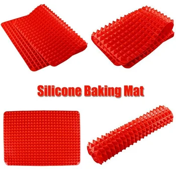 Home Use Red Pyramid Bakeware Pan Nonstick Silicone Baking Mat Oven Baking Tray Mat Kitchen Tools Bakeware Gadgets
Home Use Red Pyramid Bakeware Pan Nonstick Silicone Baking Mat Oven Baking Tray Mat Kitchen Tools Bakeware Gadgets