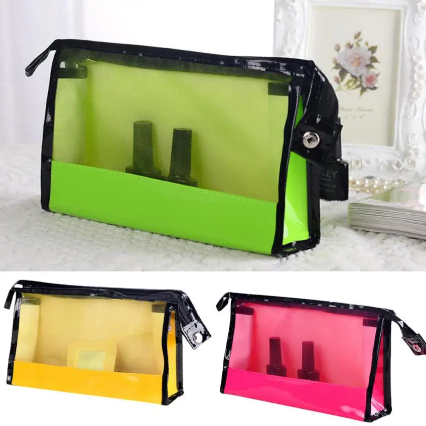 Portable 1 pcs Cosmetic Toiletry Travel Makeup Bag Holder Transparent Handbag Cosmetic Pouch Beauty Dropship 1.10
Portable 1 pcs Cosmetic Toiletry Travel Makeup Bag Holder Transparent Handbag Cosmetic Pouch Beauty Dropship 1.10