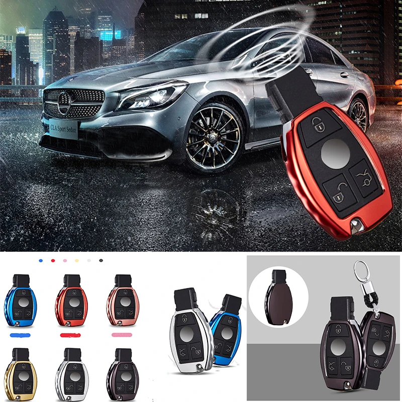 New TPU 1set Auto Key Bags Car Key Case covers Shell+Key Chain Rings For Benz W211 W203 W204 W124 W201 AMG W202 W212 3buttons
New TPU 1set Auto Key Bags Car Key Case covers Shell+Key Chain Rings For Benz W211 W203 W204 W124 W201 AMG W202 W212 3buttons