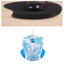 Promotion 2400DPI LED Optical USB Wired Gaming Game Mouse Pro Gamer Computer Mice For PC High Quality with Mouse Pad