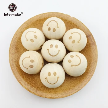 Let's Make Engraved Smiley Wooden DIY Chewable Beads 10pc BPA Free Teething Beads For Nursing Necklace 20mm Wooden Teether Beads
Let's Make Engraved Smiley Wooden DIY Chewable Beads 10pc BPA Free Teething Beads For Nursing Necklace 20mm Wooden Teether Beads