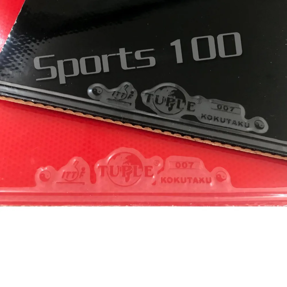 2x Kokutaku tuple 007 training table tennis rubber with sponge for racket ping pong paddle 1 red and 1 black
2x Kokutaku tuple 007 training table tennis rubber with sponge for racket ping pong paddle 1 red and 1 black