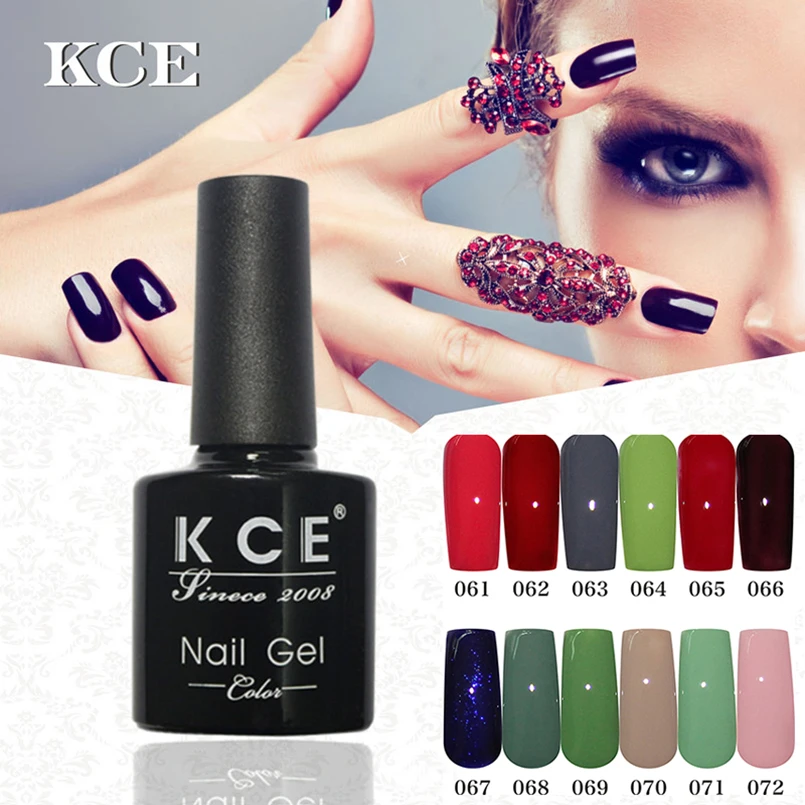 KCE Brand 1pcs 25 Colors UV Gel Polish for Long-lasting Nail Gel Soak-off UV Gel Polish UV LED Lamp Color Ge Nail Art Varnish
KCE Brand 1pcs 25 Colors UV Gel Polish for Long-lasting Nail Gel Soak-off UV Gel Polish UV LED Lamp Color Ge Nail Art Varnish
