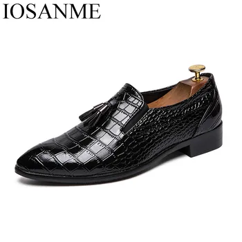 fashion designer men snake skin patent leather shoes italian tassel pointed toe male footwear dress brogue oxford shoes for men
fashion designer men snake skin patent leather shoes italian tassel pointed toe male footwear dress brogue oxford shoes for men